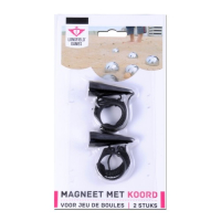 Magneet met koord 2 stuks