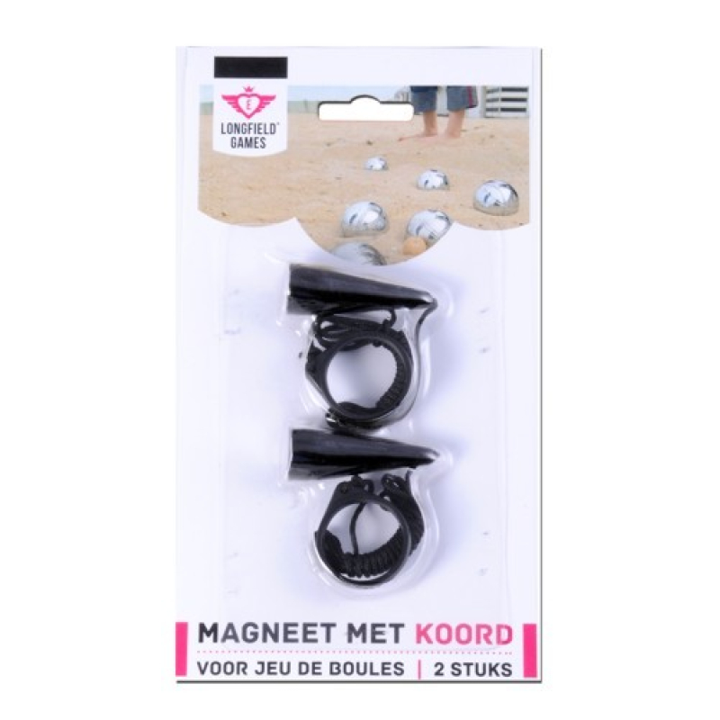 Magneet met koord 2 stuks