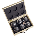 Jeu de boules-KIST HOUT m.6 ballen 720gr