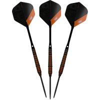 Bull's Dirk van Duijvenbode Black CP Steeltip 80%