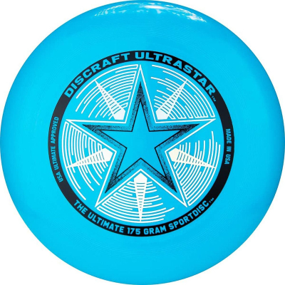 Discraft frisbee Ultrastar 175 gram kobalt blauw Discraft frisbee Ultrastar 175 gram kobalt blauw
